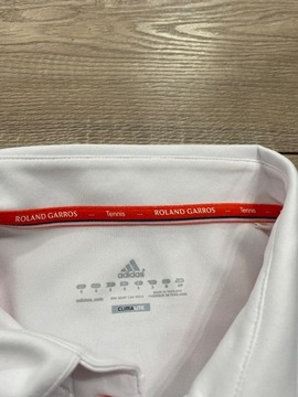 ФУТБОЛКА ПОЛО ADIDAS ROLAND GARROS БЕЛАЯ ТЕННИС S