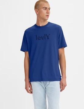 МУЖСКАЯ ФУТБОЛКА LEVIS, СИНИЙ ЛОГОТИП