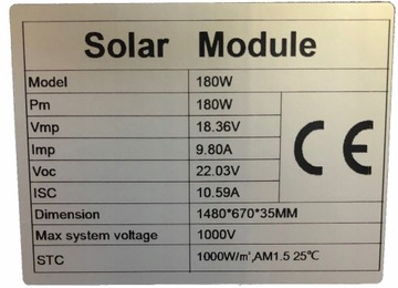 ПОЛИ СОЛНЕЧНАЯ ФОТОЭЛЕКТРИЧЕСКАЯ ПАНЕЛЬ 18 В 180 Вт СЮЖЕТНАЯ БАЛКОННАЯ КАМЕРА ШИМ 20 А