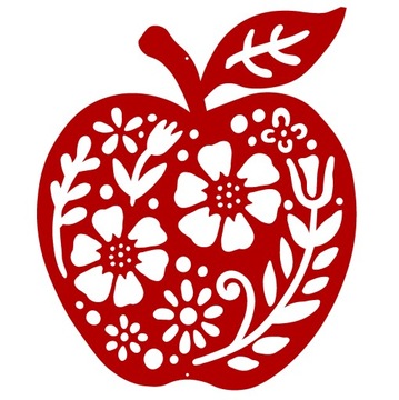 Z84 Подвеска Apple Apple осень украшения открытые украшения декор 16x20