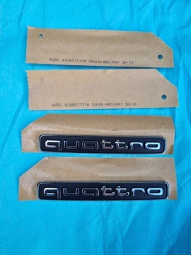 ЗНАК ЭМБЛЕМА ЛОГОТИП QUATTRO 8S0853737A ОРИГИНАЛ