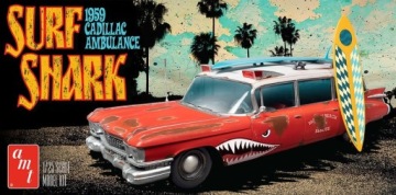 Модель пластикова - Автомобіль 1:25 Surf Shark 1959 Cadillac Ambulance