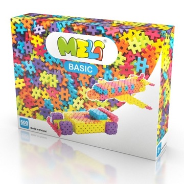 MELI Basic Wafle Klocki konstrukcyjne 600 el.