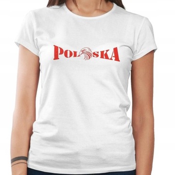 Koszulka damska Polska Kibic L