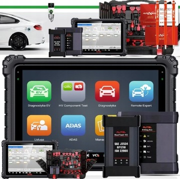 TESTER DIAGNOSTYCZNY AUTEL MaxiSYS MS909 EV+POJAZDY ELEKTRYCZNE EVDiag