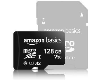 Karta pamięci Amazon Basics Micro SDXC 128 GB, 100 MB/s