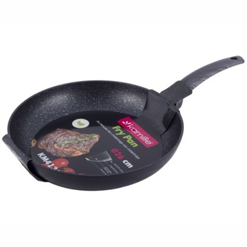 PATELNIA MARMUROWA GRUBA 26 CM INDUKCJA KAMILLE