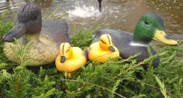 Декоративная фигурка утки, приманка в натуральную величину