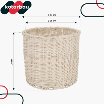 НАТУРАЛЬНЫЙ ПЛЕТЕННЫЙ ПОКРЫТИЕ, ПЛЕТЕННАЯ КОРЗИНА ДЛЯ ЦВЕТОВ, РАСТЕНИЙ Fi33