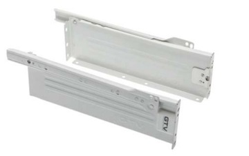 SZUFLADA METALOWA 150/550 PROWADNICE METALBOX GTV H150 L550 BIAŁA WYSOKA