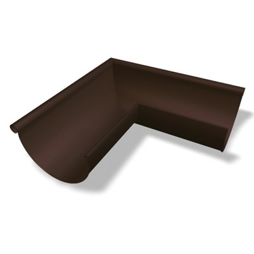 Narożnik rynny PREFA zewnętrzny 90° aluminium Ø 100 mm, O