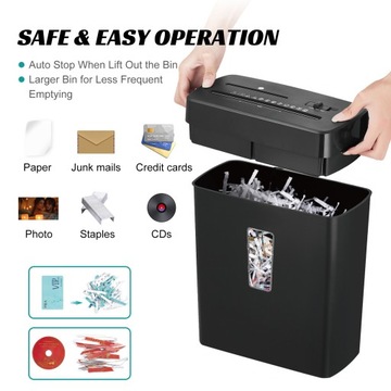 ОФИСНЫЙ АВТОМАТИЧЕСКИЙ ЭФФЕКТИВНЫЙ УНИЧТОЖИТЕЛЬ БУМАГИ ДЛЯ БУМАГИ p-4 13л