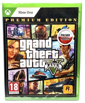 GTA V PREMIUM EDITION PL | NOWA | XBOX ONE | PO POLSKU | GRAND THEFT AUTO 5