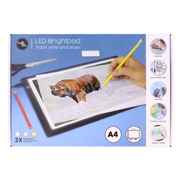 Графический планшет Crafts & Co XL LED Brightpad — светодиодная доска для рисования