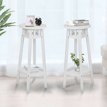 2 шт. Подставка для цветов Белая подставка для цветов