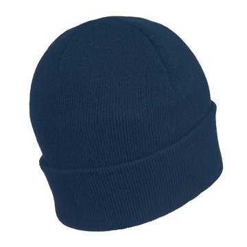 ОСЕНЬ-ЗИМА УТЕПЛЕННАЯ ШАПКА, ТЕМНО-СИНЯЯ USB LED