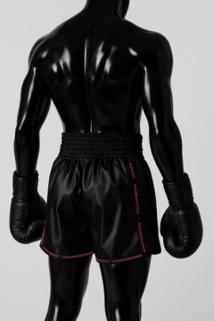 МУАЙ ТАЙ КИКБОКСИНГ ШОРТЫ ЧЕРНЫЙ РОЗОВЫЙ KACIEJPRO ВЫСОКОЕ КАЧЕСТВО РАЗМЕР XS