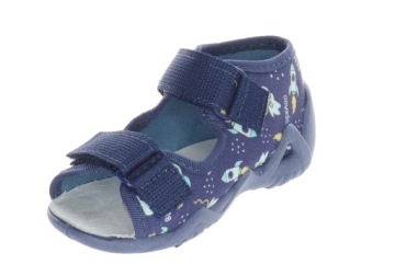 BEFADO SNAKE SANDAŁY SANDAŁKI BUTY TEKSTYLNE KAPCIE 350P046 R.25