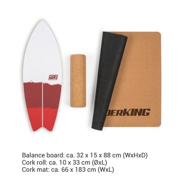 Балансировочная доска Indoorboard Wave, мат