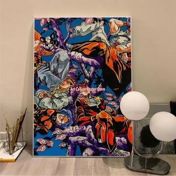 Plakat na płótnie JoJo Bizarre Adventure plakat w