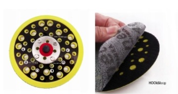 Диск шлифовальный дисковый ножной резьба 5/16 150 мм 52 отверстия Mirka Deros Ceros