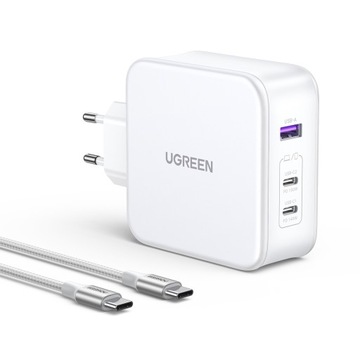 UGREEN ŁADOWARKA SIECIOWA GaN 140W USB 2x USB C + kabel USB-C 1,5m