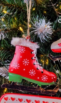 МЕТАЛЛИЧЕСКИЙ ПОДВЕСНОЙ КУЛОН ДЛЯ КОНЬКОВ - РОЖДЕСТВЕНСКИЙ