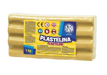 MIĘKKA PLASTELINA ASTRA 1 KG BRĄZOWA JASNA