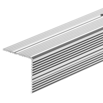 Profil schodowy obustronnie CEZAR 30x30mm 2m Srebrny