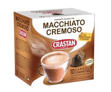 CRASTAN MACCHIATO CREMOSO kapsułki włoska kawa Dolce Gusto 10 sztuk