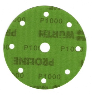 Wurth krążek szlifierski 150mm 8-otworów P1000
