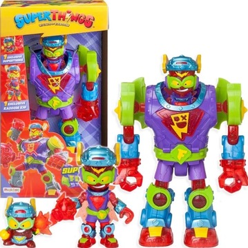 ZESTAW SUPERBOT SUPERTHINGS RED FURY STORM FIGURKI SUPERTHINGS + GRATIS