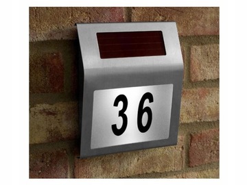 Светодиодная СОЛНЕЧНАЯ лампа НОМЕР ДОМА IP44