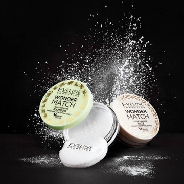 EVELINE WONDER MATCH сыпучий бамбуковый порошок