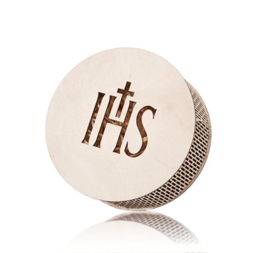 Pudełko Okrągłe na Pendrive Komunia Święta