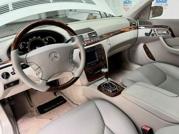 Mercedes Klasa S W220 2001 Mercedes S 600 LONG Biały W12 365KM Gotowy do, zdjęcie 8