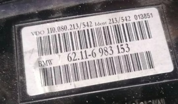 BMW 5 E60 E61 03-10R 3.0D - PŘÍSTROJOVÁ DESKA BUDÍK 6983153