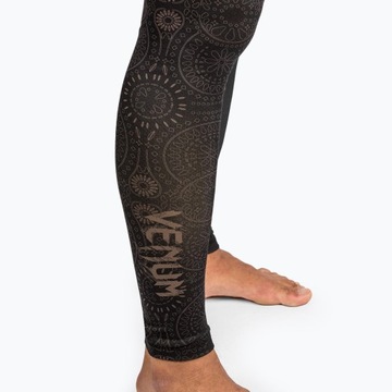 Мужские леггинсы Venum Santa Muerte Dark Side Spats черный/коричневый L