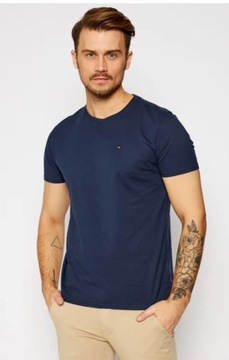 TOMMY HILFIGER T-SHIRT MĘSKI GRANATOWY M 1MWC