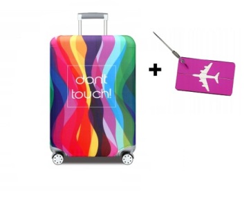 ЗАЩИТНАЯ КРЫШКА ДЛЯ ЧЕМОДАНА DON'T TOUCH RAINBOW L