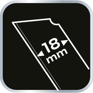 Nóż z ostrzem łamanym 18 mm, metalowy korpus NEO