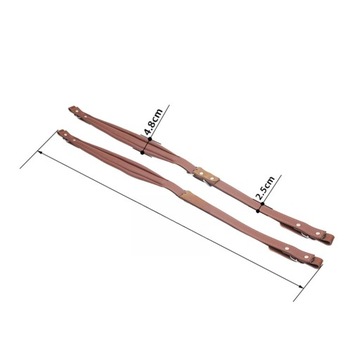 ПАРА ВОДОНЕПРОНИЦАЕМЫХ РЕГУЛИРУЕМЫХ КОЖАНЫХ РЕМНЕЙ-АККОРДЕОНА