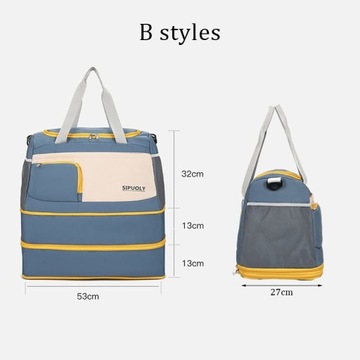 Дорожная сумка Женская сумка Спорт Фитнес Сумка для багажа