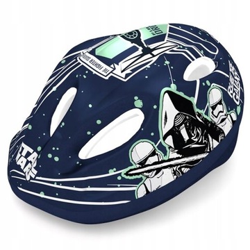 Kask rowerowy dziecięcy regulowany 52-56 cm Disney - STAR WARS Szturmowiec