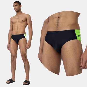 KĄPIELÓWKI MĘSKIE 4F NA BASEN SLIPY SPORT SS23M008