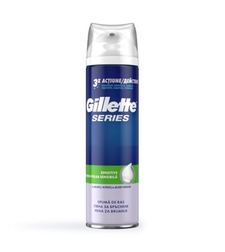 GILLETTE SERIES PIANKA DO GOLENIA SENSITIVE 300ML