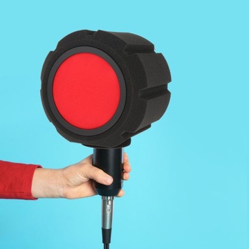 Экран микрофона Акустический фильтр Вокальный фильтр для стандартного красного цвета