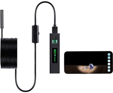 ЭНДОСКОПИЧЕСКАЯ КАМЕРА ДЛЯ ОСМОТРА ТЕЛЕФОН ПК WIFI LED