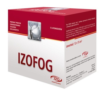 12x жидкость для очков IZOFOG против запотевания, 15 мл