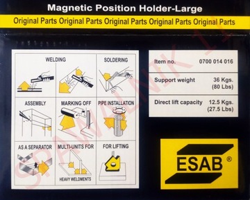 Магнитный квадрат БОЛЬШОЙ 80 кг ESAB